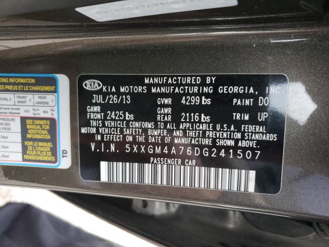 2013 KIA OPTIMA LX 5XXGM4A76DG241507