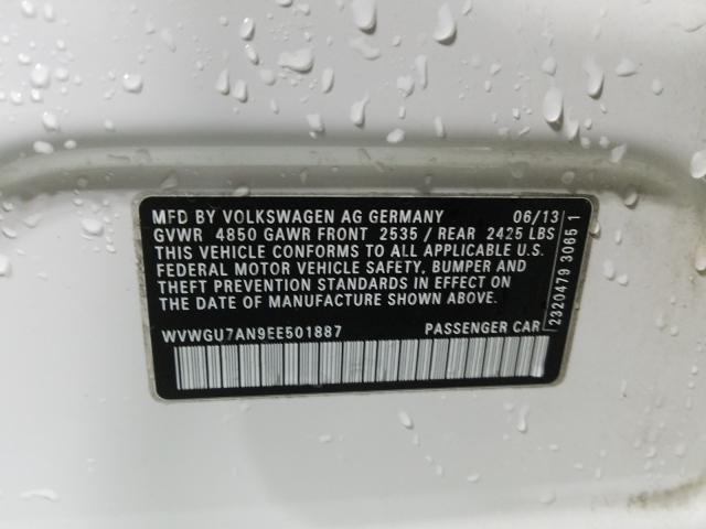 2014 VOLKSWAGEN CC VR6 4MO WVWGU7AN9EE501887
