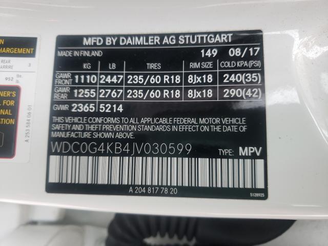 2018 MERCEDES-BENZ GLC 300 4M WDC0G4KB4JV030599