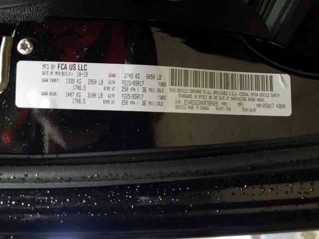 2019 DODGE GRAND CARA 2C4RDGEGXKR769429