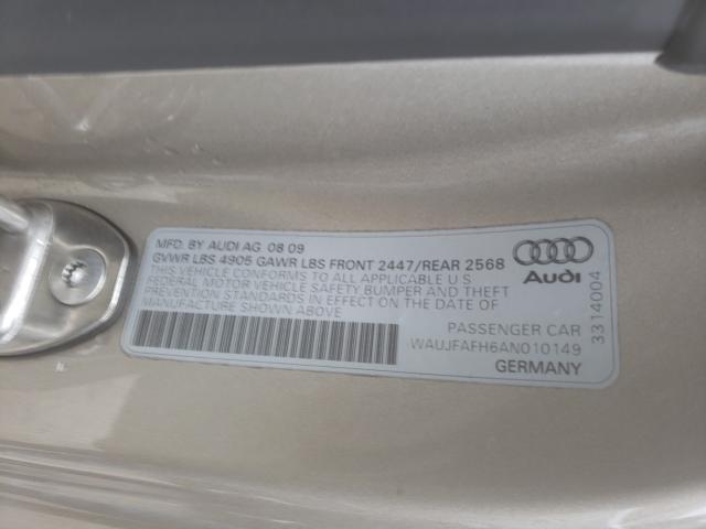 2010 AUDI A5 PREMIUM WAUJFAFH6AN010149