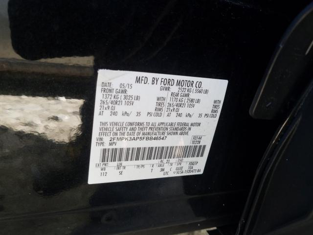 2015 FORD EDGE SPORT 2FMPK3AP5FBB46547