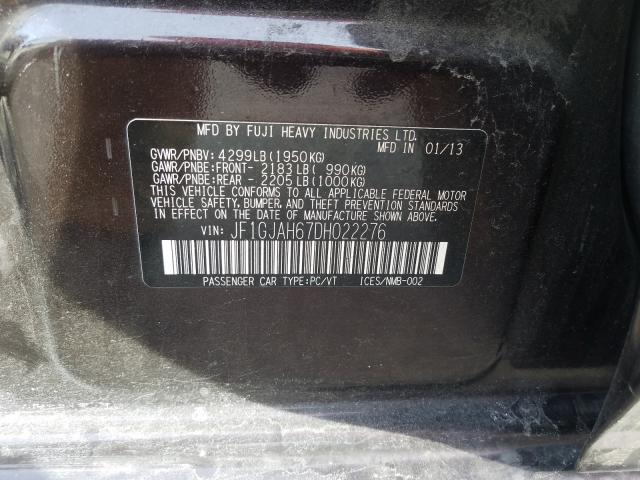 2013 SUBARU IMPREZA LI JF1GJAH67DH022276