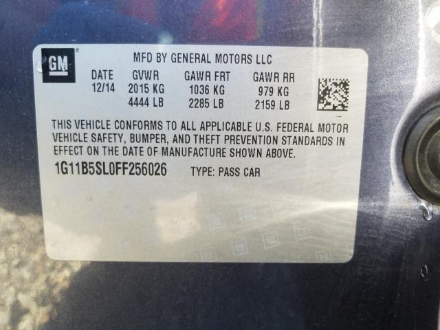 2015 CHEVROLET MALIBU LS - 1G11B5SL0FF256026