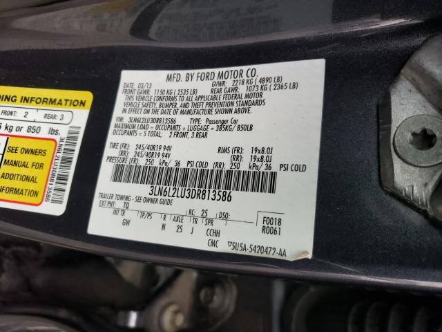 2013 LINCOLN MKZ HYBRID 3LN6L2LU3DR813586