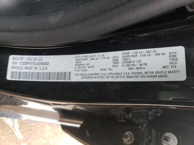 2020 RAM 1500 BIG H 1C6SRFBT5LN394683