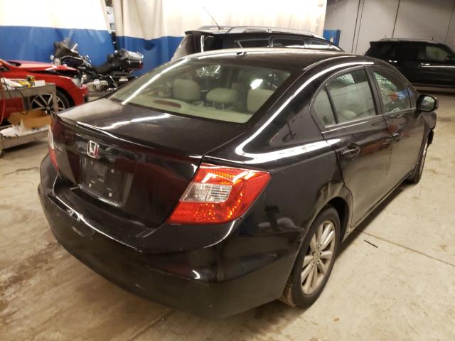 2012 HONDA CIVIC EXL 19XFB2F93CE076250