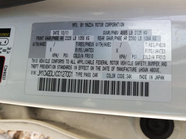 2012 MAZDA 5 JM1CW2DLXC0127001