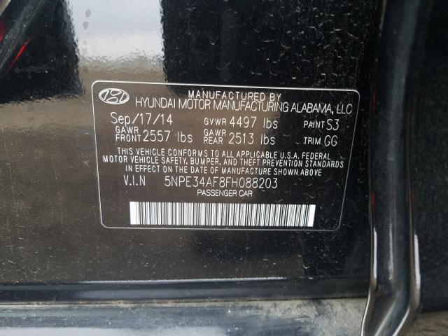 2015 HYUNDAI SONATA SPO 5NPE34AF8FH088203