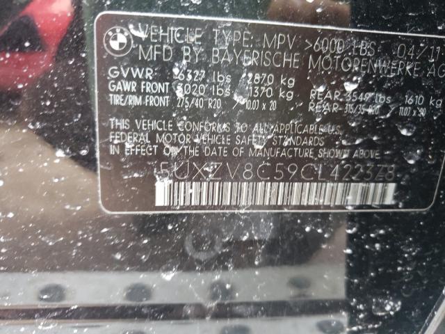 2012 BMW X5 XDRIVE5 5UXZV8C59CL422378