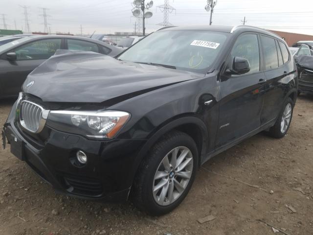 2016 BMW X3 XDRIVE2 5UXWX9C57G0D94528