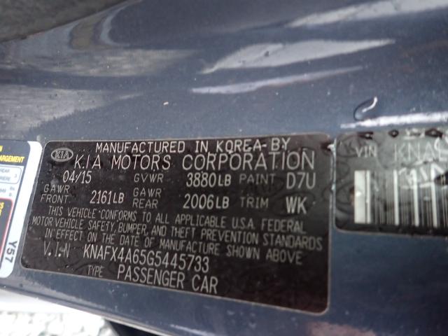 2016 KIA FORTE LX KNAFX4A65G5445733