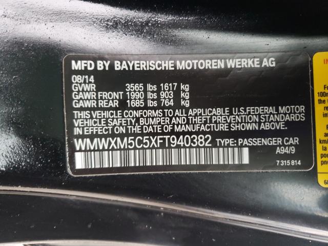 2015 MINI COOPER WMWXM5C5XFT940382
