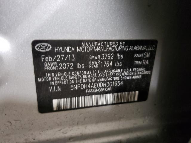 2013 HYUNDAI ELANTRA GL 5NPDH4AE0DH301954