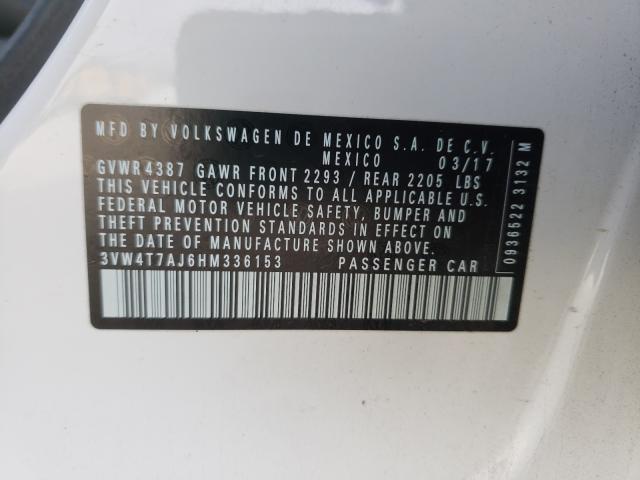 2017 VOLKSWAGEN JETTA GLI 3VW4T7AJ6HM336153