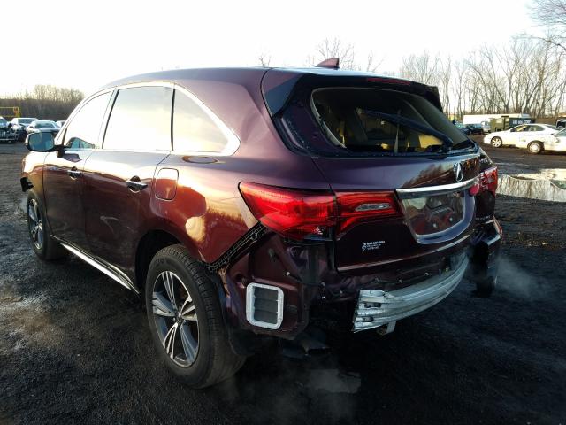 2017 ACURA MDX 5FRYD4H37HB001445