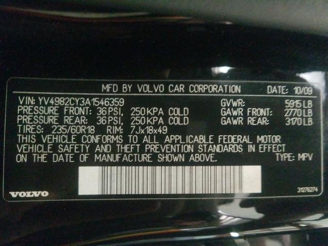2010 VOLVO XC90 3.2 YV4982CY3A1546359