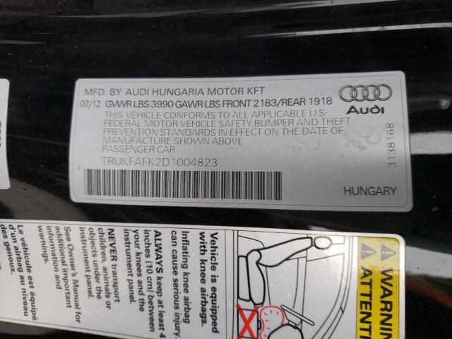 2013 AUDI TT PRESTIG TRUKFAFK2D1004823