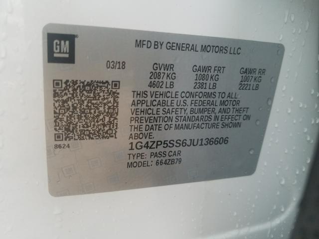 2018 BUICK LACROSSE E 1G4ZP5SS6JU136606