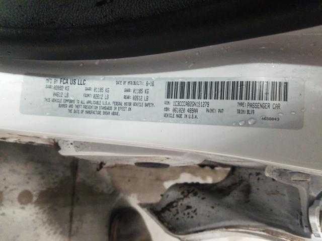 2016 CHRYSLER 200 LIMITE 1C3CCCAB2GN191279