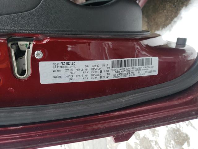 2017 DODGE GRAND CARA 2C4RDGEG8HR619456