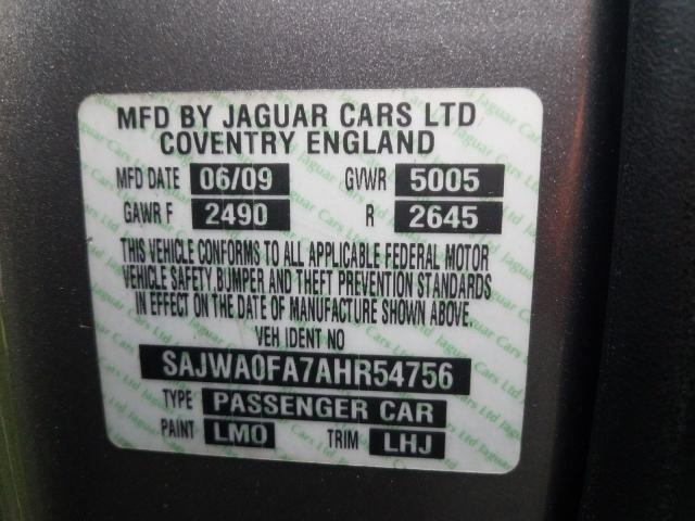 2010 JAGUAR XF LUXURY SAJWA0FA7AHR54756