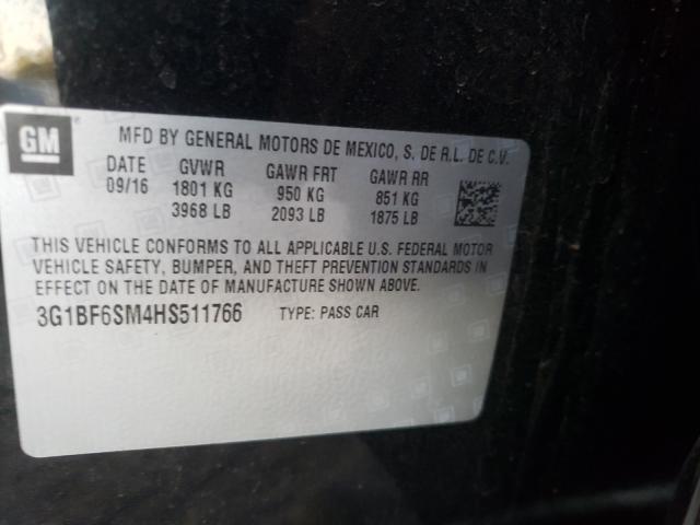 2017 CHEVROLET CRUZE PREM - 3G1BF6SM4HS511766