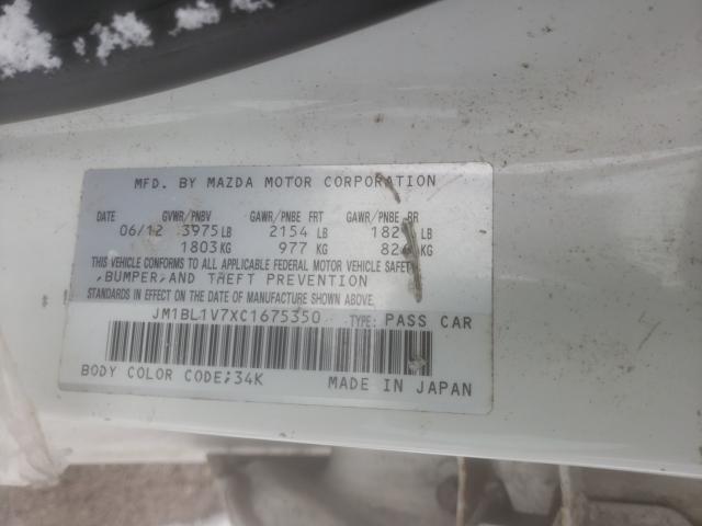 2012 MAZDA 3 I JM1BL1V7XC1675350