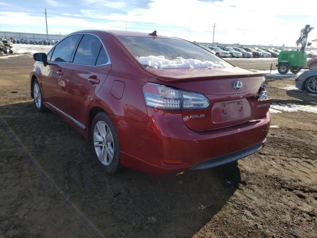 2010 LEXUS HS 250H JTHBB1BA1A2035312