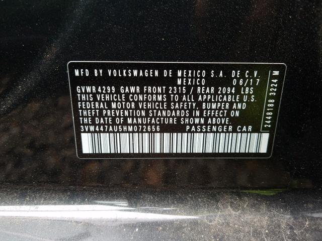 2017 VOLKSWAGEN GTI S/SE 3VW447AU5HM072656