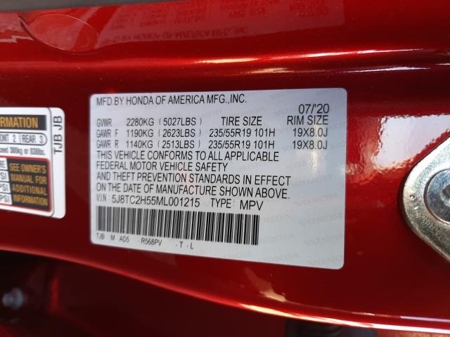 2021 ACURA RDX TECHNO 5J8TC2H55ML001215