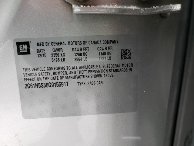 2016 CADILLAC XTS LUXURY 2G61N5S36G9155911