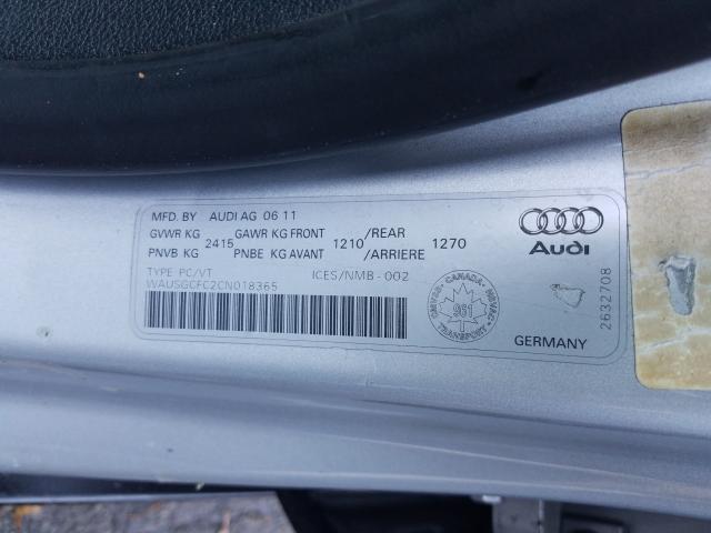2012 AUDI A7 PRESTIG WAUSGCFC2CN018365