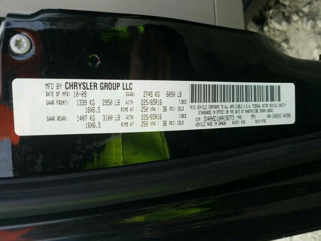 2010 DODGE GRAND CARA 2D4RN5D16AR156773