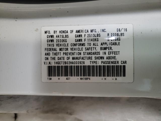 2017 HONDA ACCORD TOU 1HGCT2B02HA000926