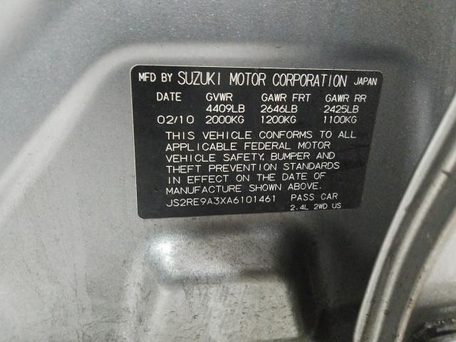 2010 SUZUKI KIZASHI SE JS2RE9A3XA6101461