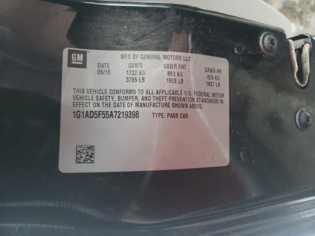 2010 CHEVROLET COBALT 1LT 1G1AD5F55A7219398