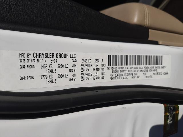 2014 DODGE DURANGO SX 1C4RDHAG1EC532479