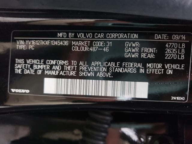 2015 VOLVO S60 PREMIE YV1612TKXF1345436