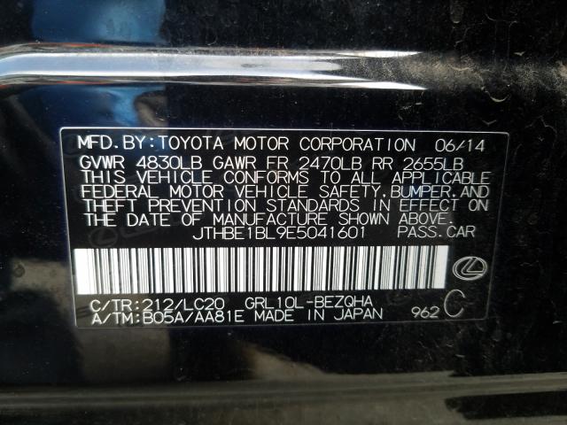 2014 LEXUS GS 350 JTHBE1BL9E5041601