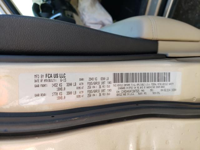 2015 DODGE DURANGO SX 1C4RDHAG4FC907525