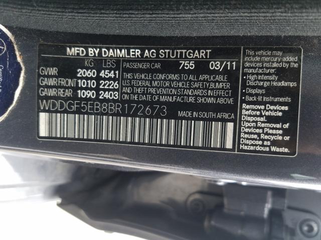 2011 MERCEDES-BENZ C300 WDDGF5EB8BR172673