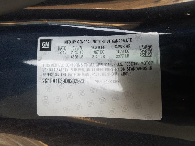 2013 CHEVROLET CAMARO LS 2G1FA1E39D9202923
