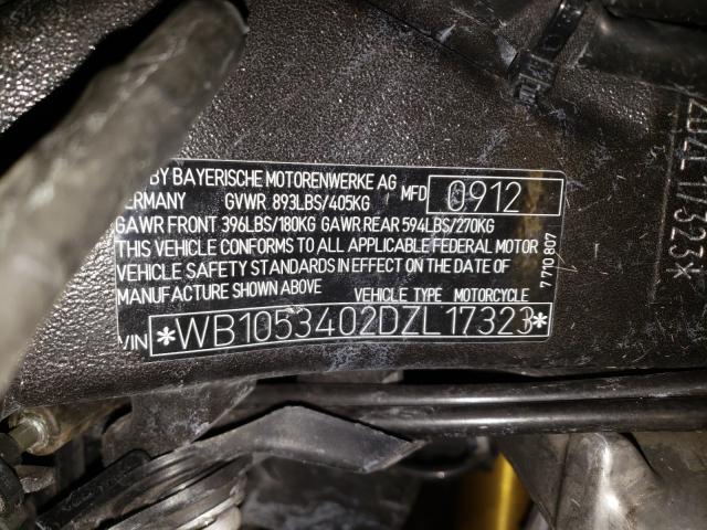 2013 BMW S 1000 RR WB1053402DZL17323