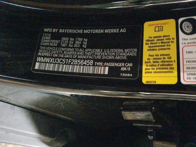 2015 MINI COOPER S WMWXU3C51F2B56458
