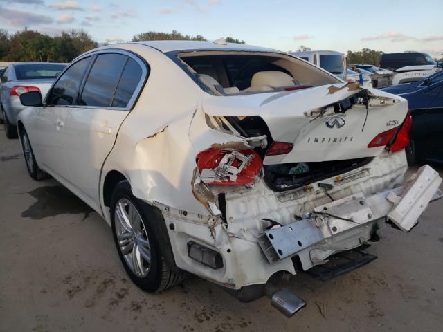2011 INFINITI G25 JN1DV6AR3BM450081