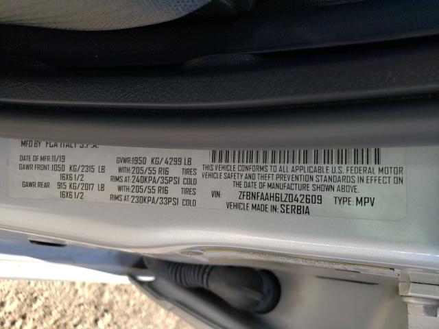 2020 FIAT 500L POP ZFBNFAAH6LZ042609