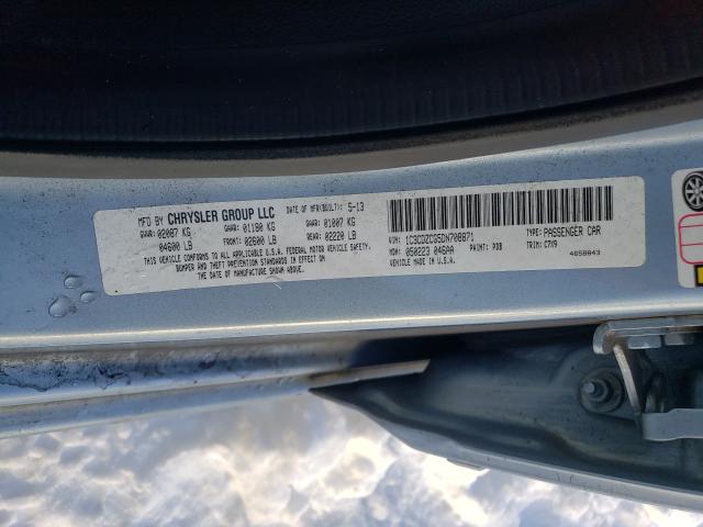 2013 DODGE AVENGER SX 1C3CDZCG5DN708871