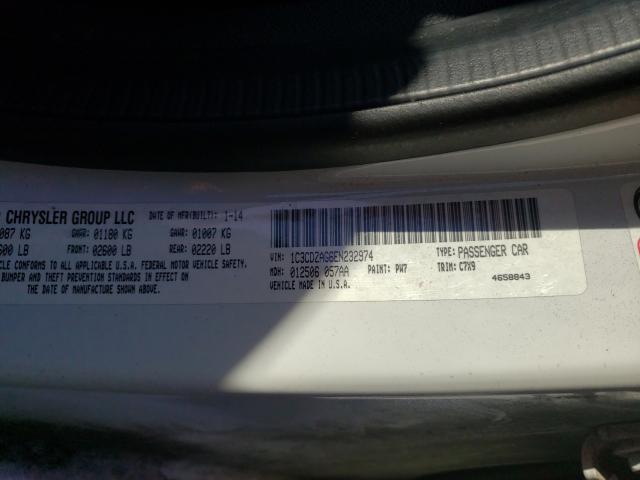 2014 DODGE AVENGER SE 1C3CDZAG6EN232974