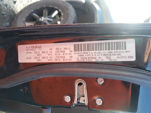 2017 RAM 2500 LARAM 3C6UR5KL9HG782468